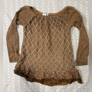 Belle France Mohair Layered Top M